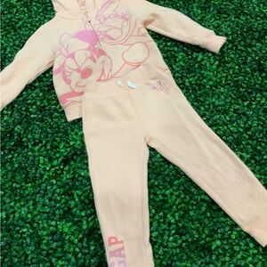 Peach Disney Character Sweatsuit